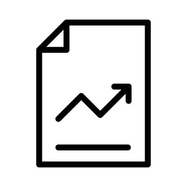 büyüme vektörü ince çizgi simgesi