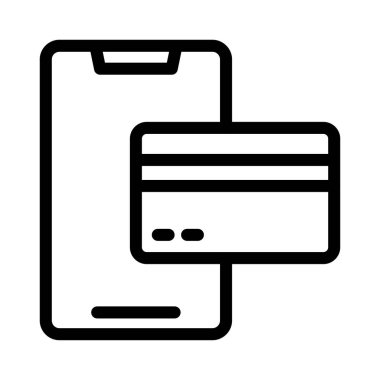 kart vektörü ince çizgi simgesi