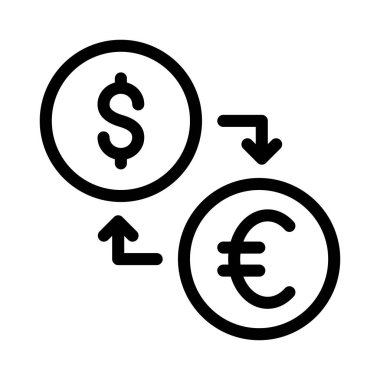 vektör ince çizgi simgesini transfer et