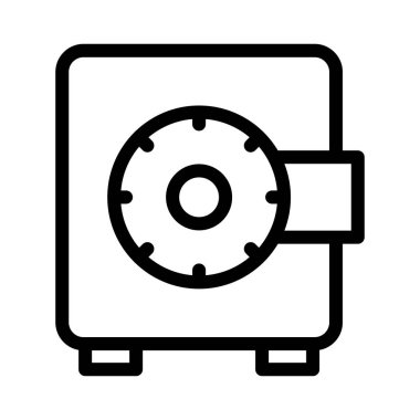 dolap vektörü ince çizgi simgesi