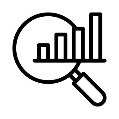 grafik vektörü ince çizgi simgesi