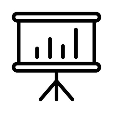 tahta vektörü ince çizgi simgesi