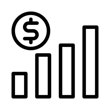 grafik vektörü ince çizgi simgesi