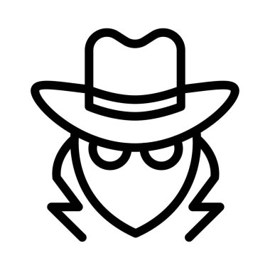 stolen  vector thin line icon