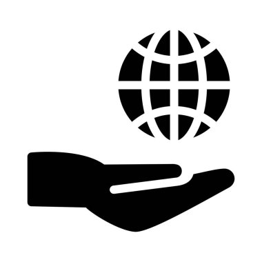 Güvenli vektör simgesi düz simgesi