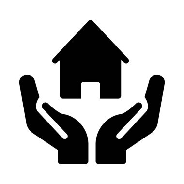 Koruma vektörü simgesi düz simgesi