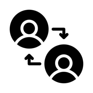 vektör glifini düz simgeye aktar