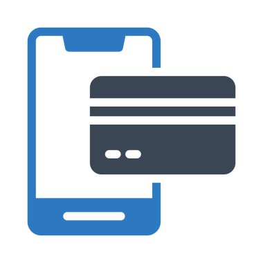 Kart vektör renk simgesi 