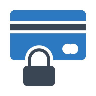 Güvenli vektör renk simgesi 