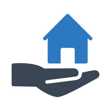 ev vektörü renk simgesi 