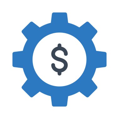 Cogwheel vektör renk simgesi 