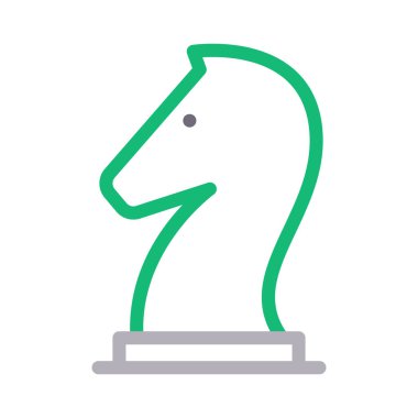 planlama vektörü renk çizgisi simgesi