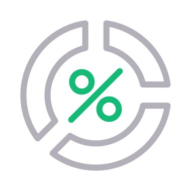 grafik vektör renk çizgisi simgesi