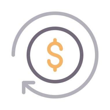 vektör renk çizgisi simgesini transfer et