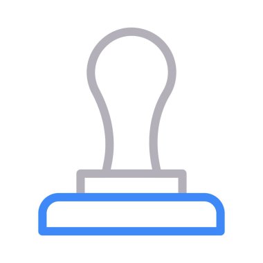 Doğrulanmış vektör renk çizgisi simgesi