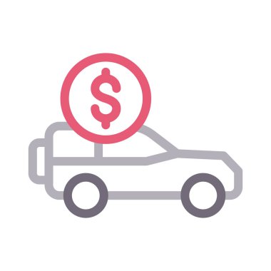 cip vektör renk çizgisi simgesi