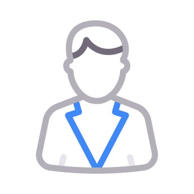 çalışan vektör renk çizgisi simgesi