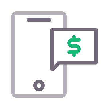 öde vektör renk çizgisi simgesi