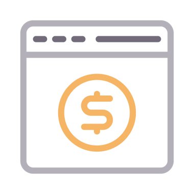 çevrimiçi vektör renk çizgisi simgesi