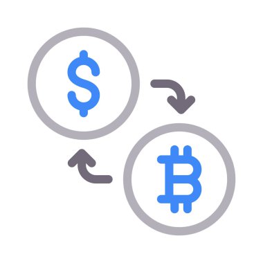 vektör renk çizgisi simgesini transfer et