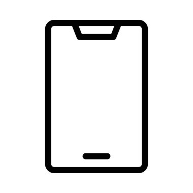 telefon vektörü ince çizgi simgesi