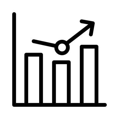 grafik vektörü ince çizgi simgesi