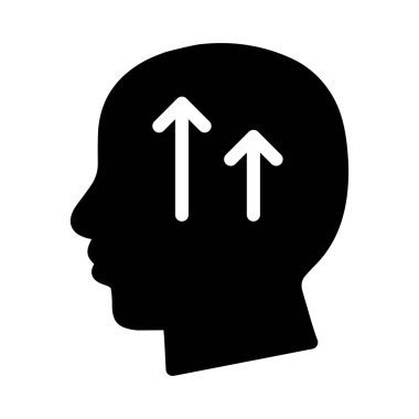 Vektör kabartma düz simgesini arttır