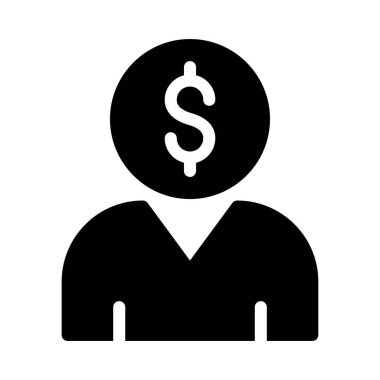 avatar vektör düz simge