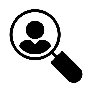 recruitment vector glyph flat icon