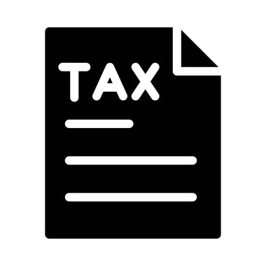 belge vektörü düz simge