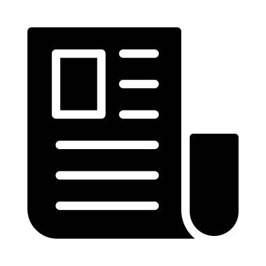 kağıt vektör düz simge