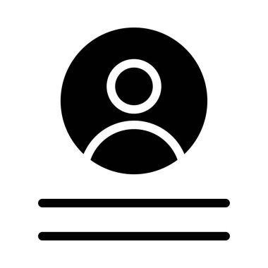 kullanıcı vektörü simgesi düz simgesi