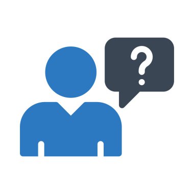 yardımcı vektör renk simgesi