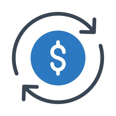 para vektörü renk simgesi