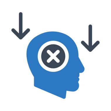 aşağı vektör renk simgesi