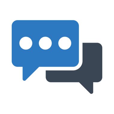 tartışma vektörü renk simgesi