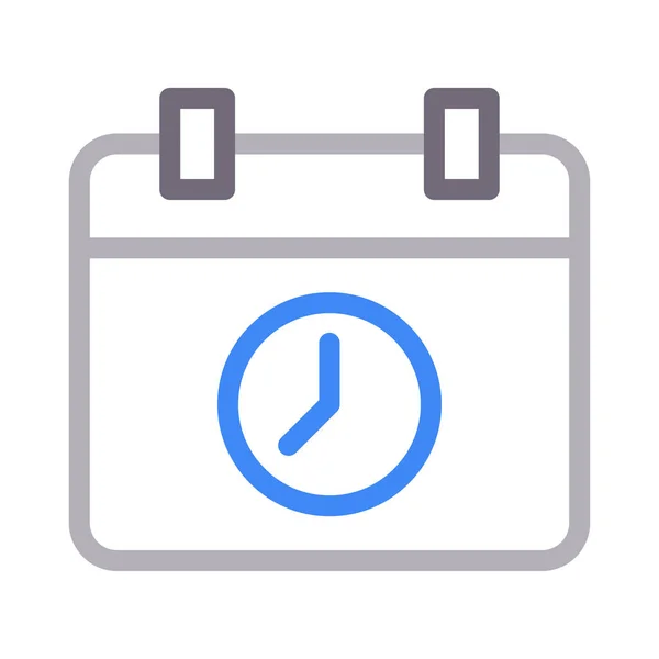 Stopwatch Ikona Barvy Vektoru — Stockový vektor
