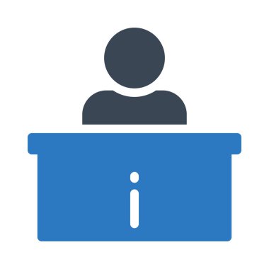 ofis vektörü renk simgesi