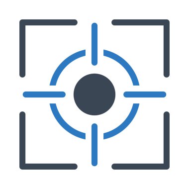 odak vektörü renk simgesi