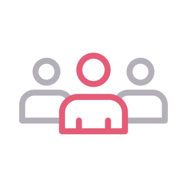 takım vektör ince çizgi simgesi