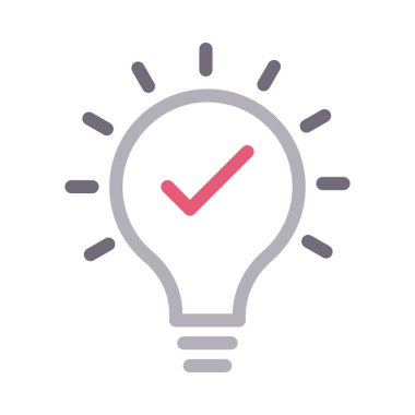 fikir vektörü ince çizgi simgesi