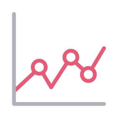 grafik vektör renk çizgisi simgesi