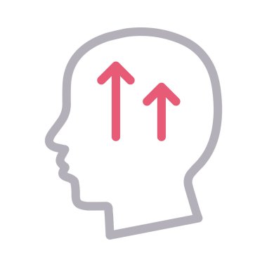 Vektör renk çizgisi simgesini arttır