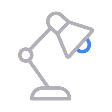 ampul vektör renk çizgisi simgesi