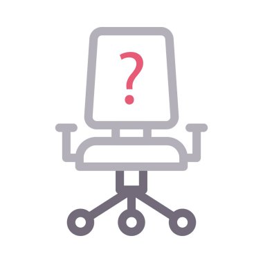 görev vektör renk çizgisi simgesi