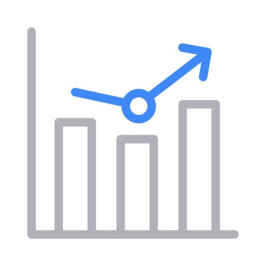 grafik vektör renk çizgisi simgesi
