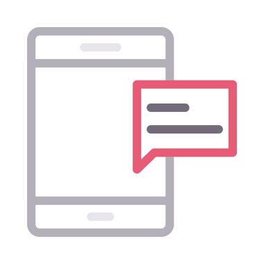 kabarcık vektör renk çizgisi simgesi