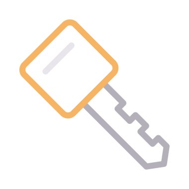 vektör renk çizgi simgesini kilitle