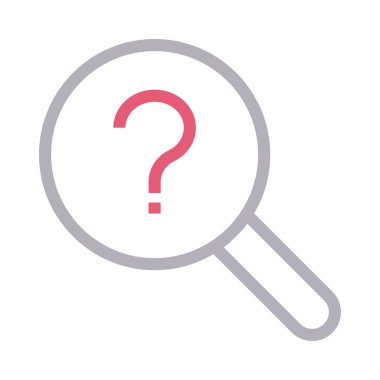 yardımcı vektör renk çizgisi simgesi