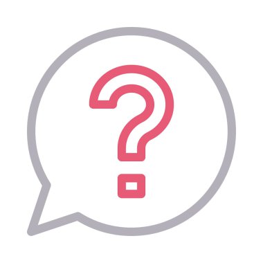 yardımcı vektör renk çizgisi simgesi